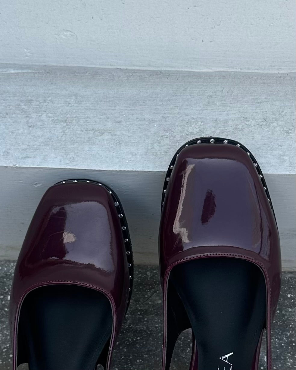Slingbacks Mae Burgundy