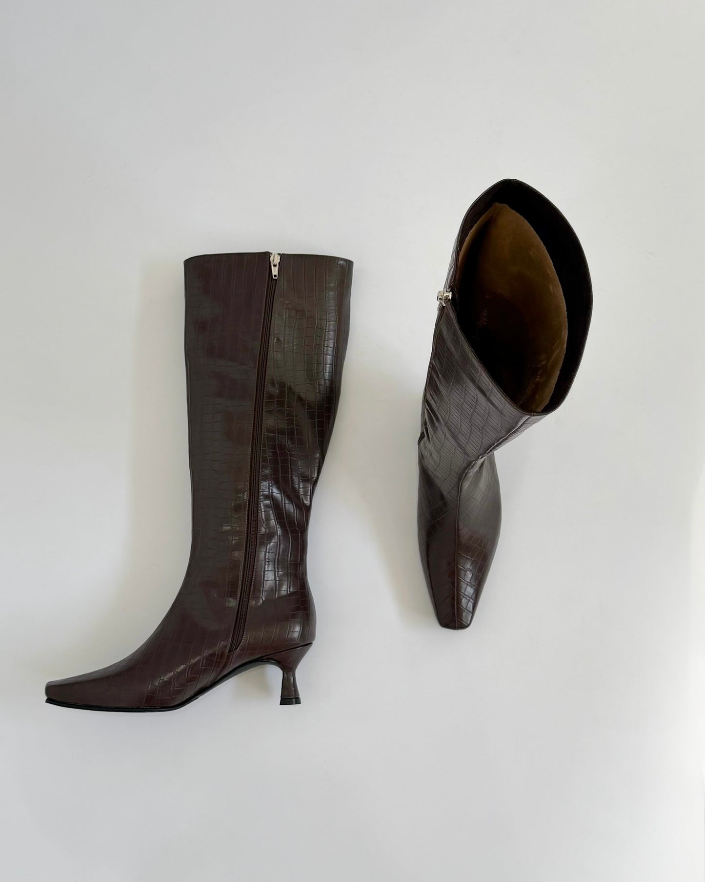 Botas Naia Croco Brown