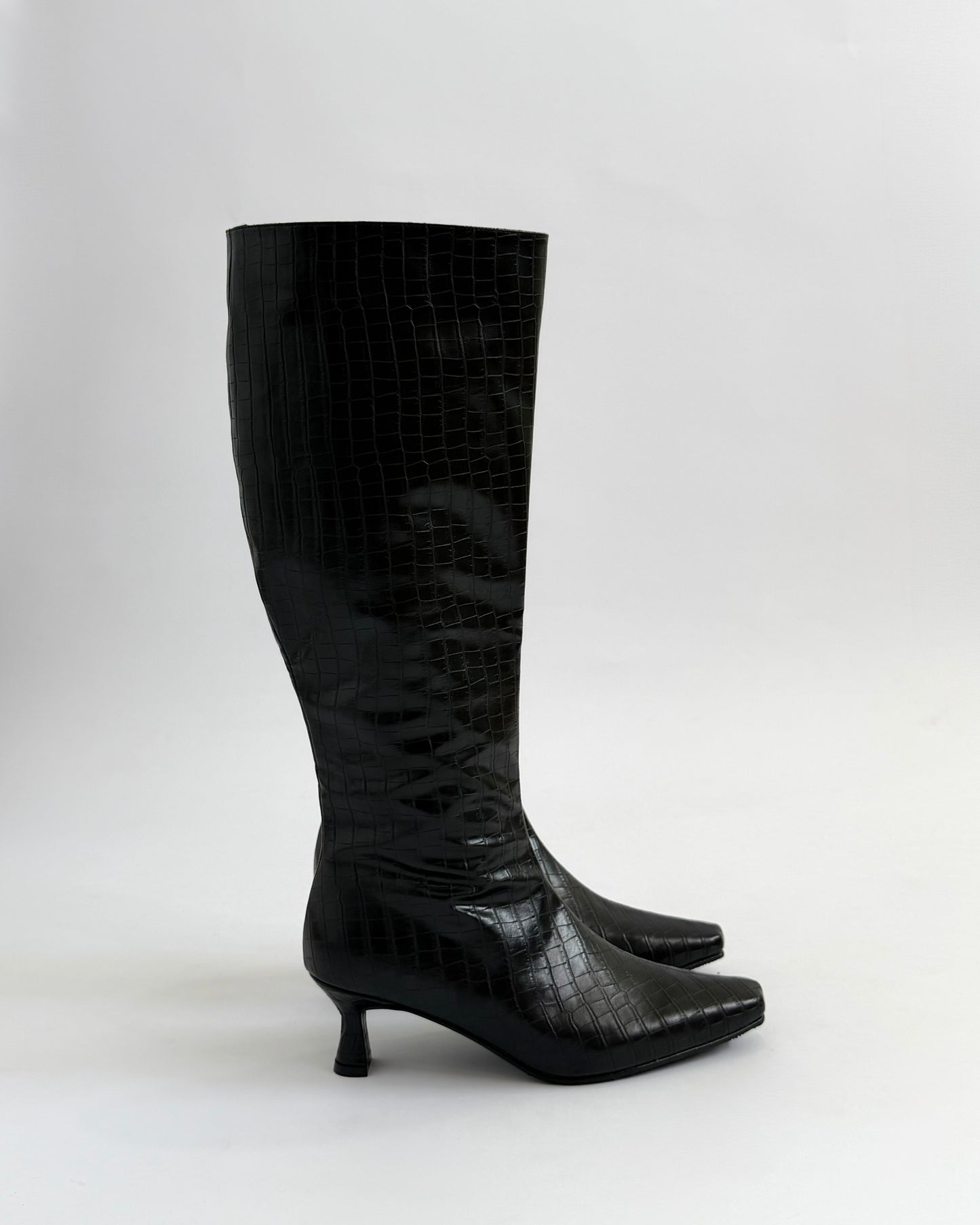 Botas Naia Croco Black