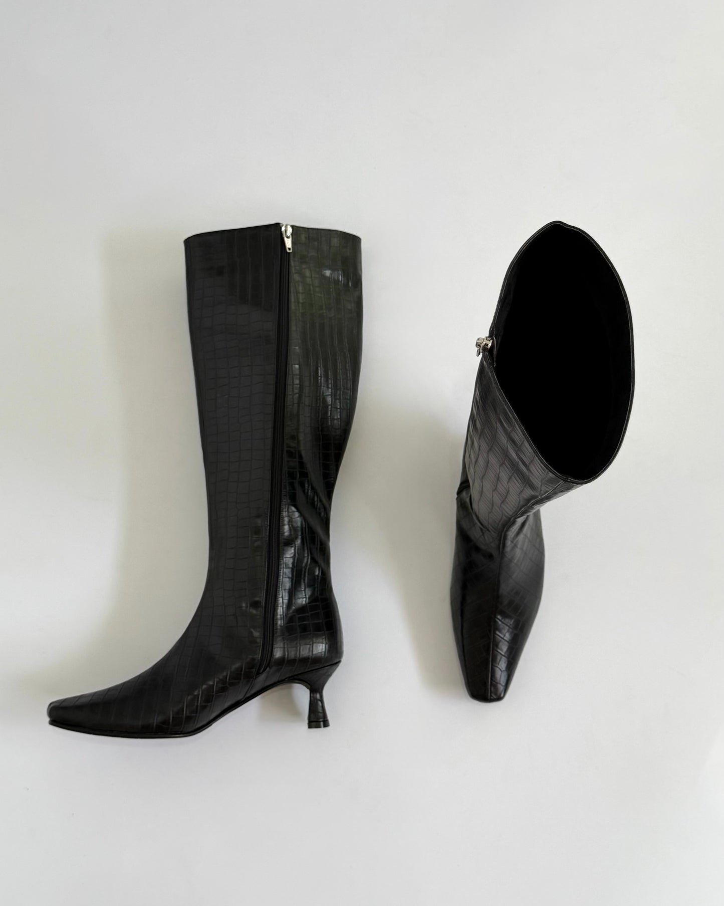 Botas Naia Croco Black