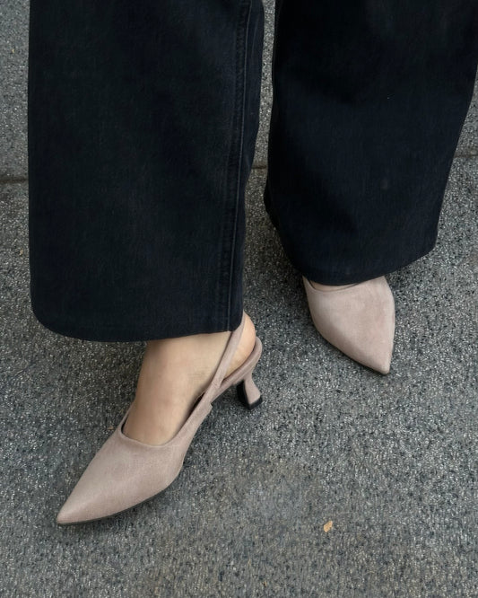 Slingbacks Lua Beige