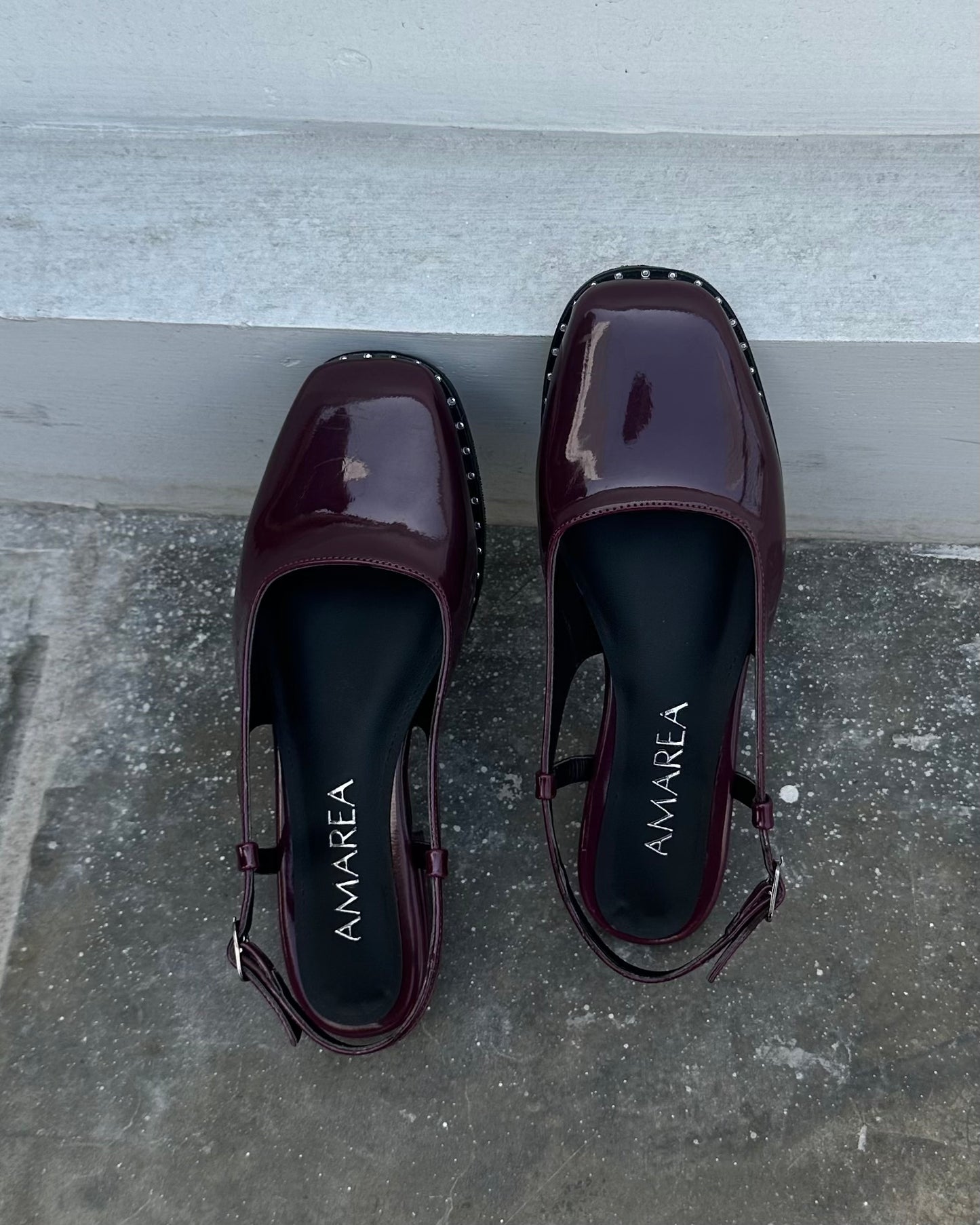 Slingbacks Mae Burgundy