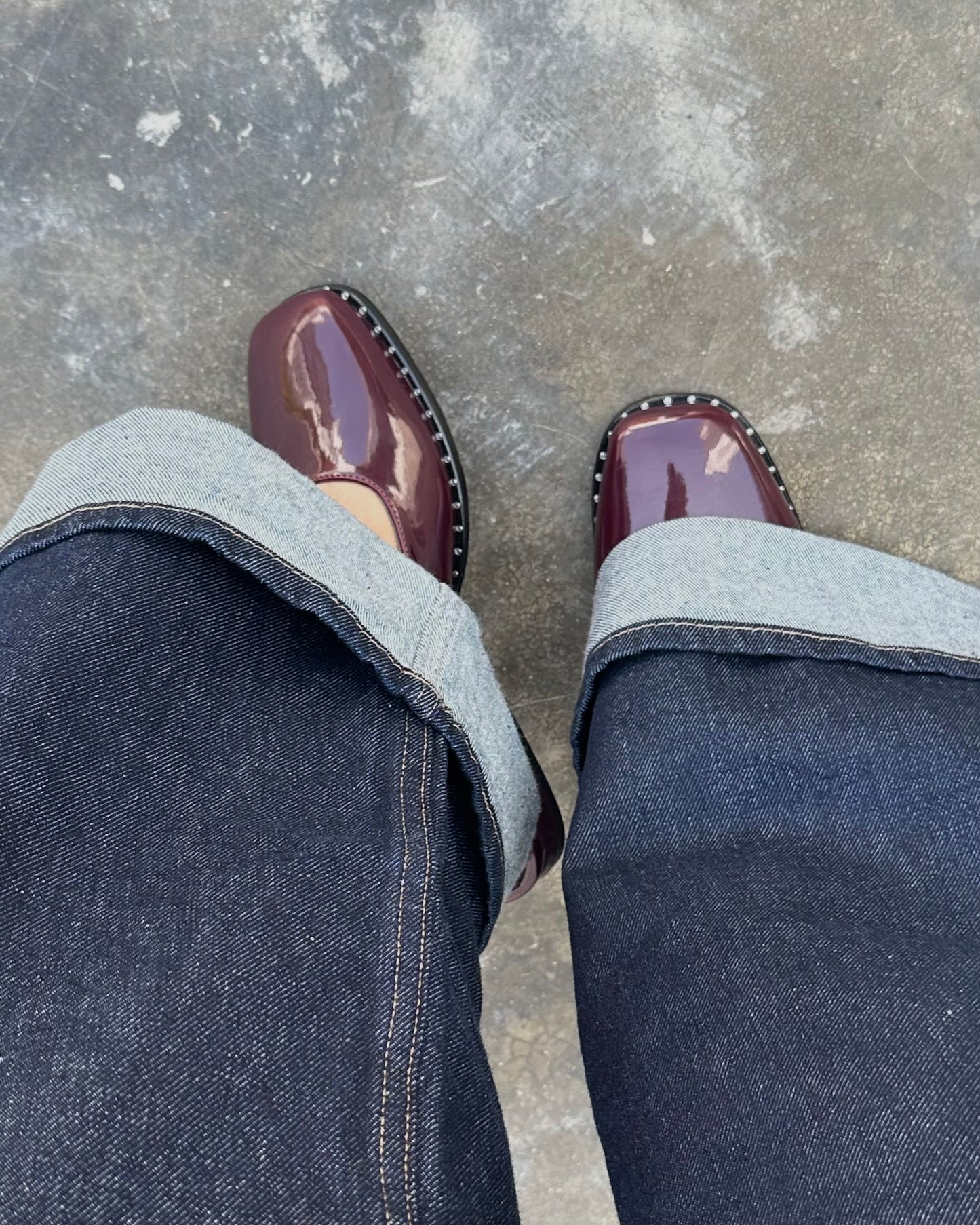 Slingbacks Mae Burgundy