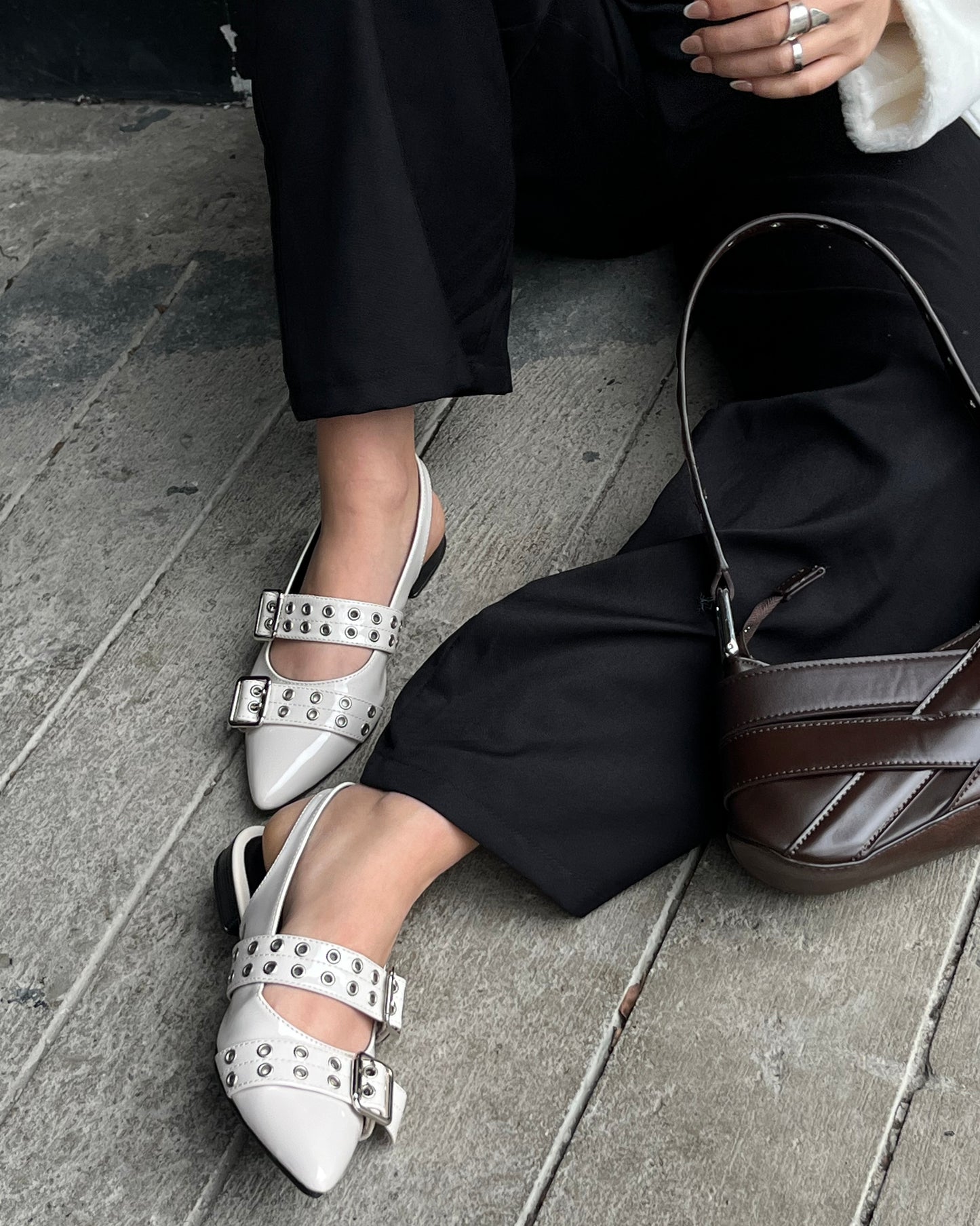 Flats Alissa Ivory