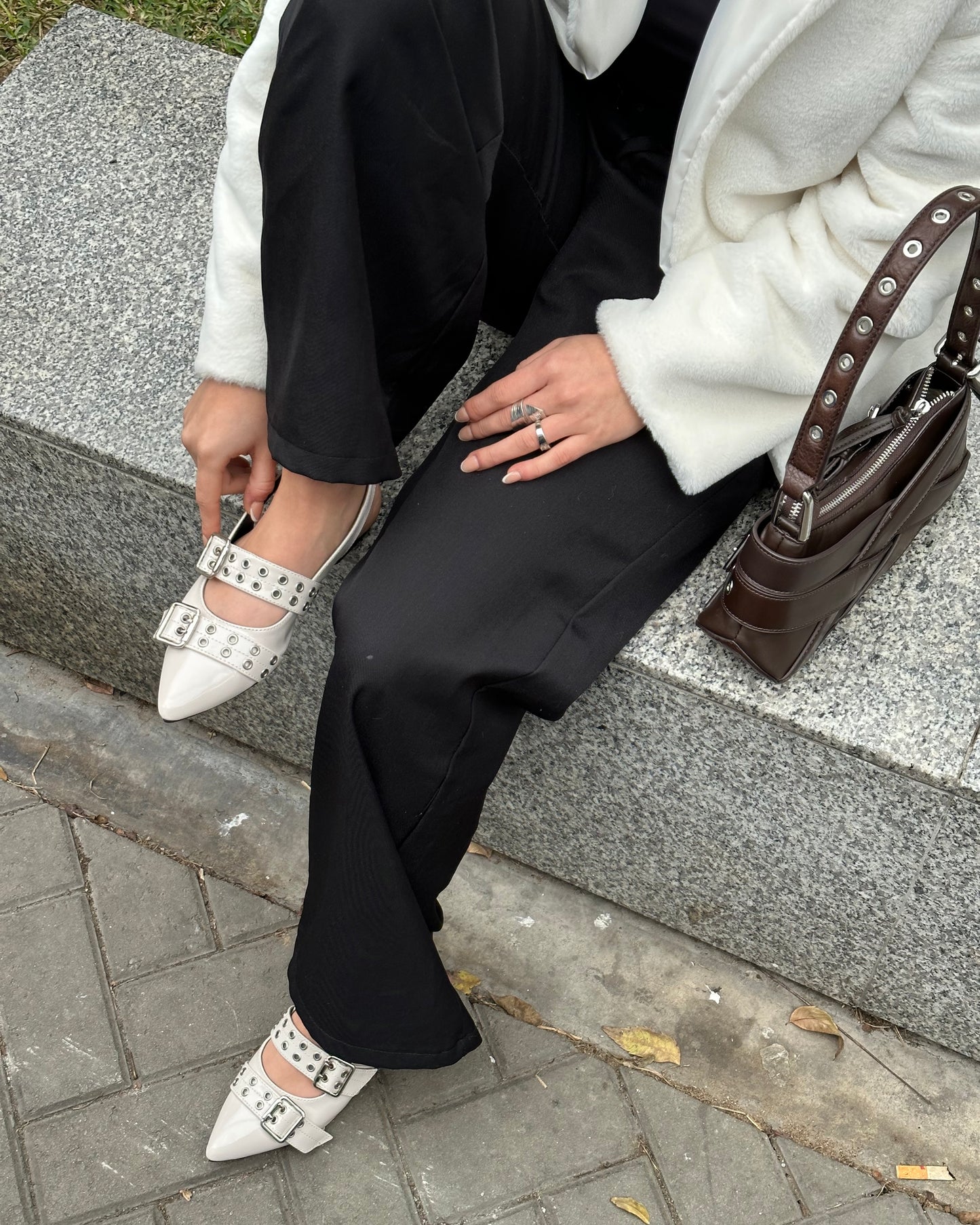 Flats Alissa Ivory