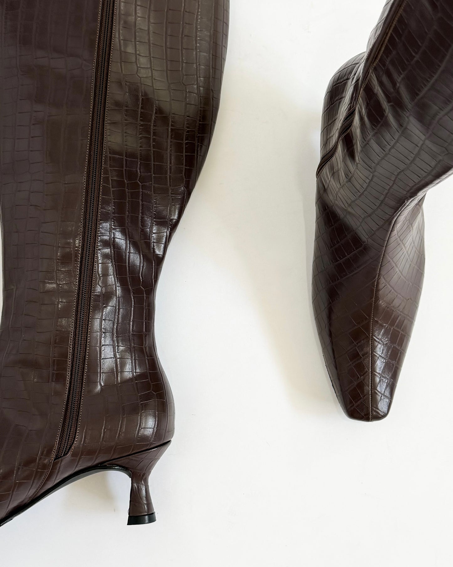Botas Naia Croco Brown