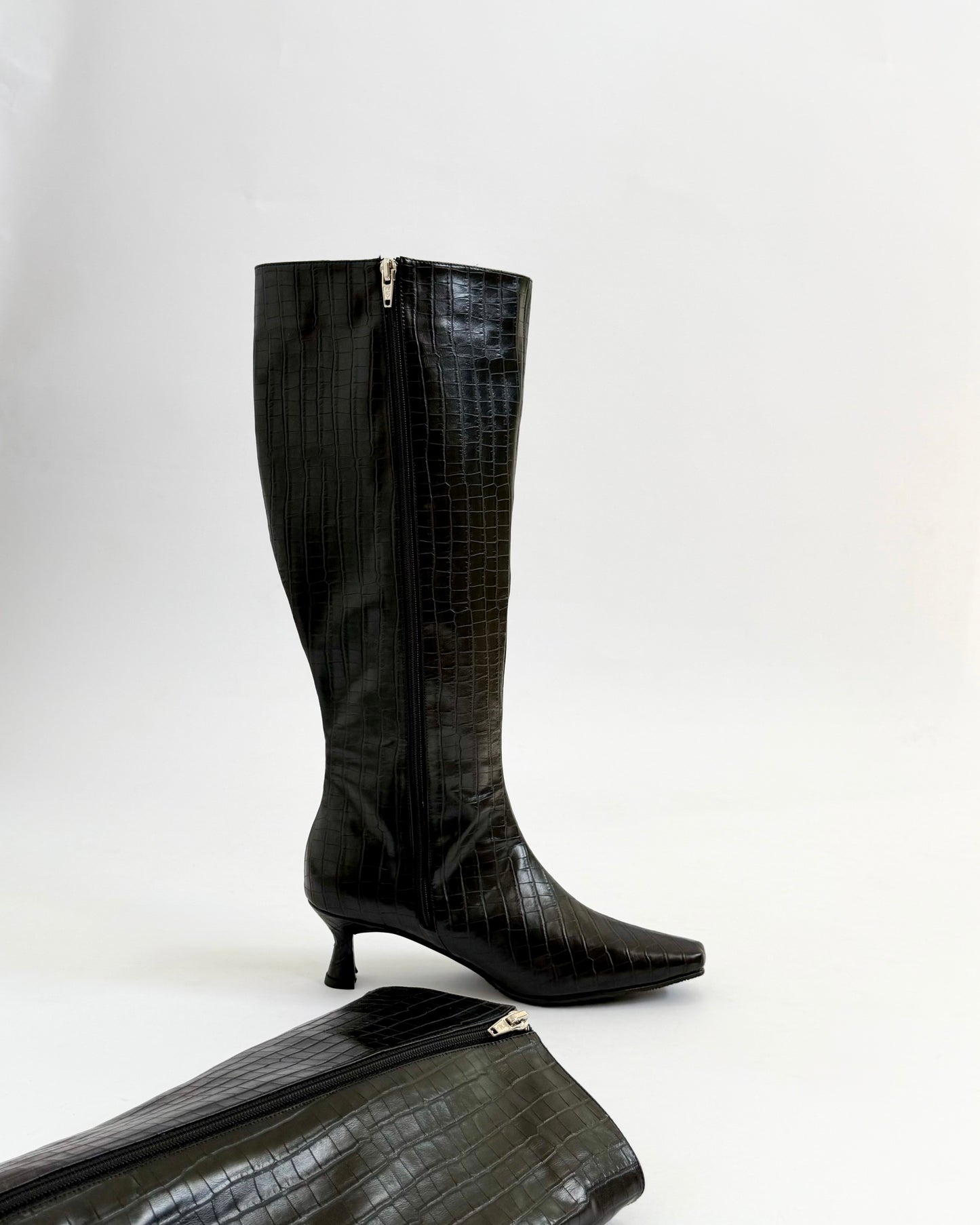 Botas Naia Croco Black