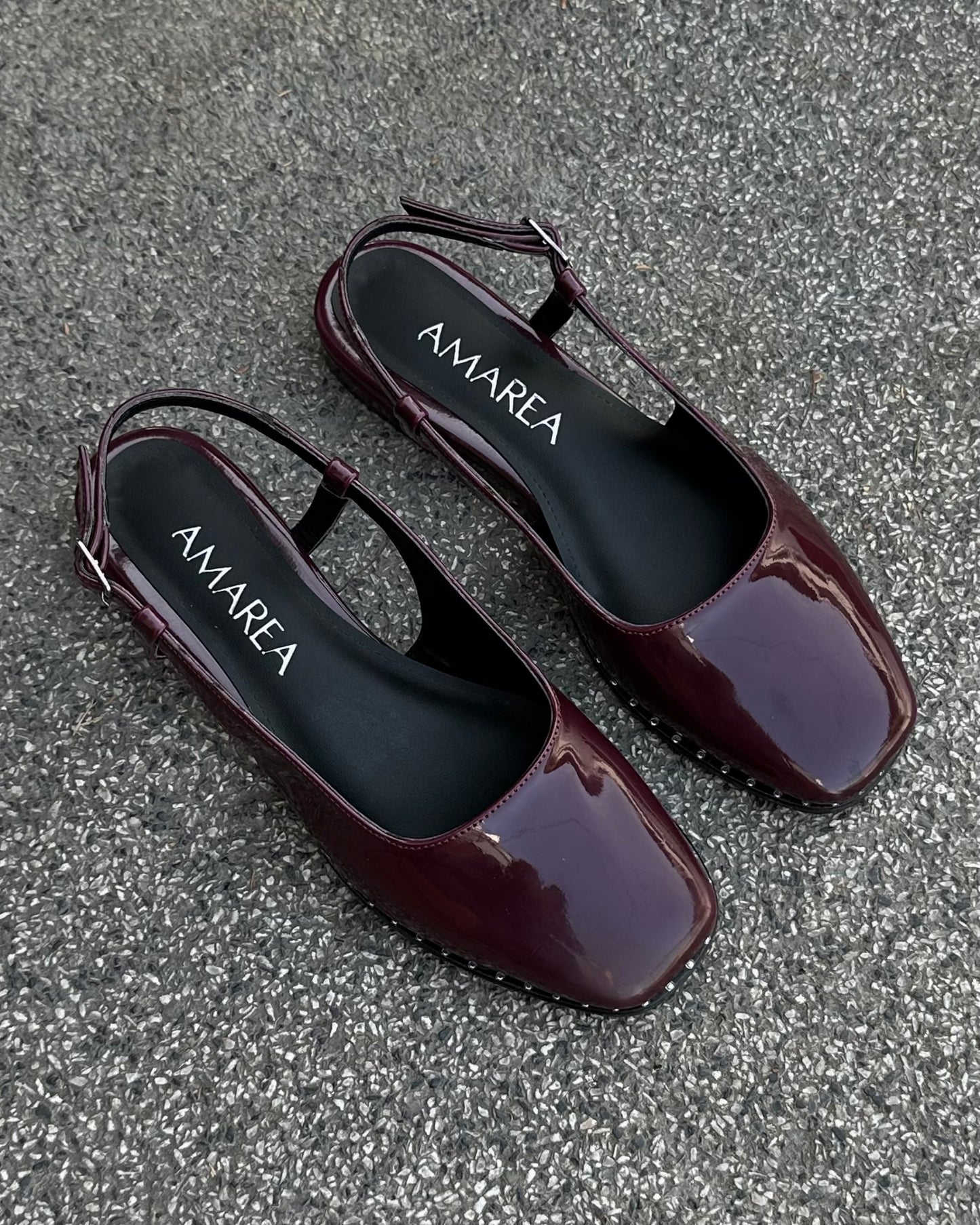 Slingbacks Mae Burgundy