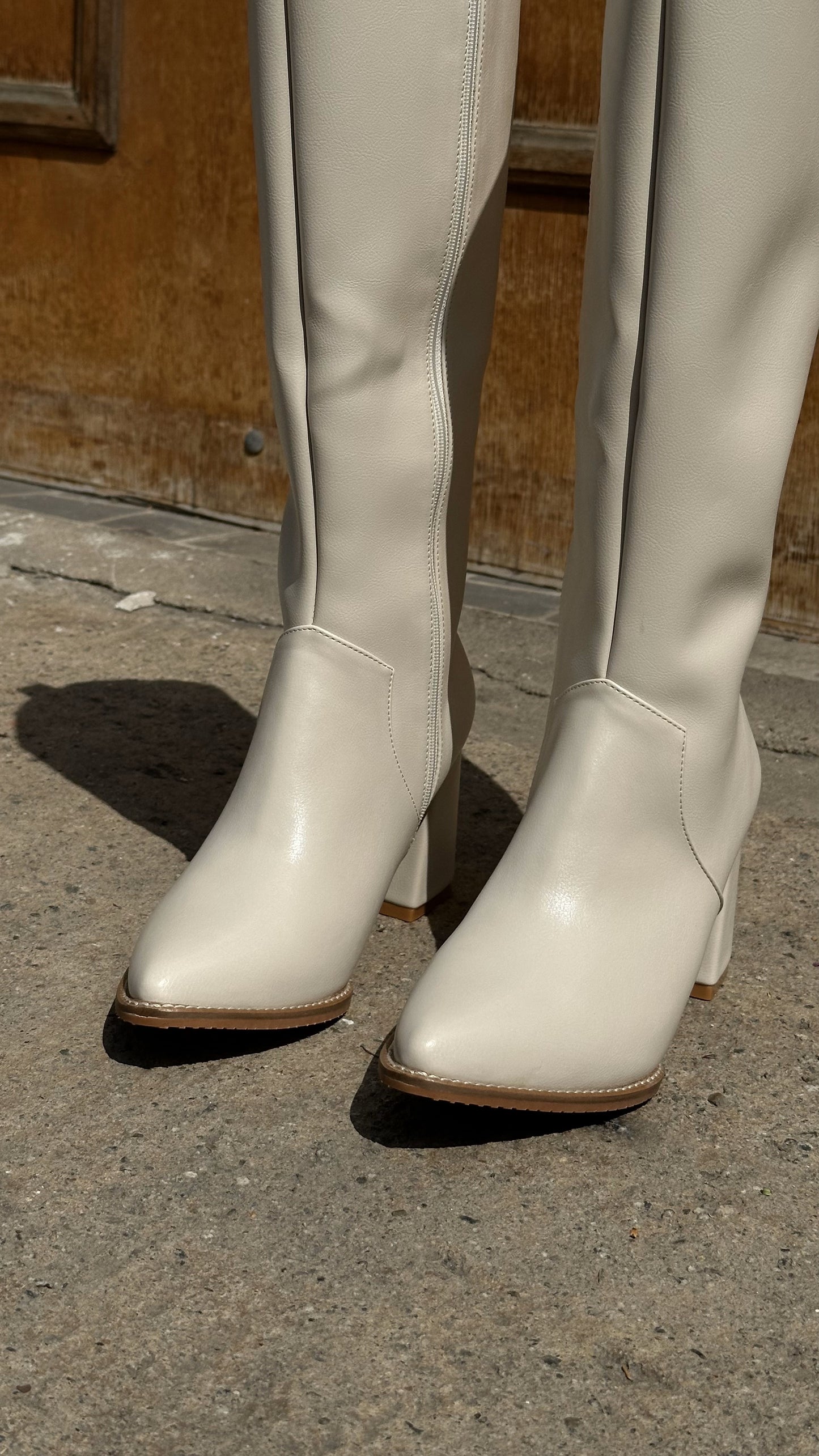 Botas Gizem Bone White