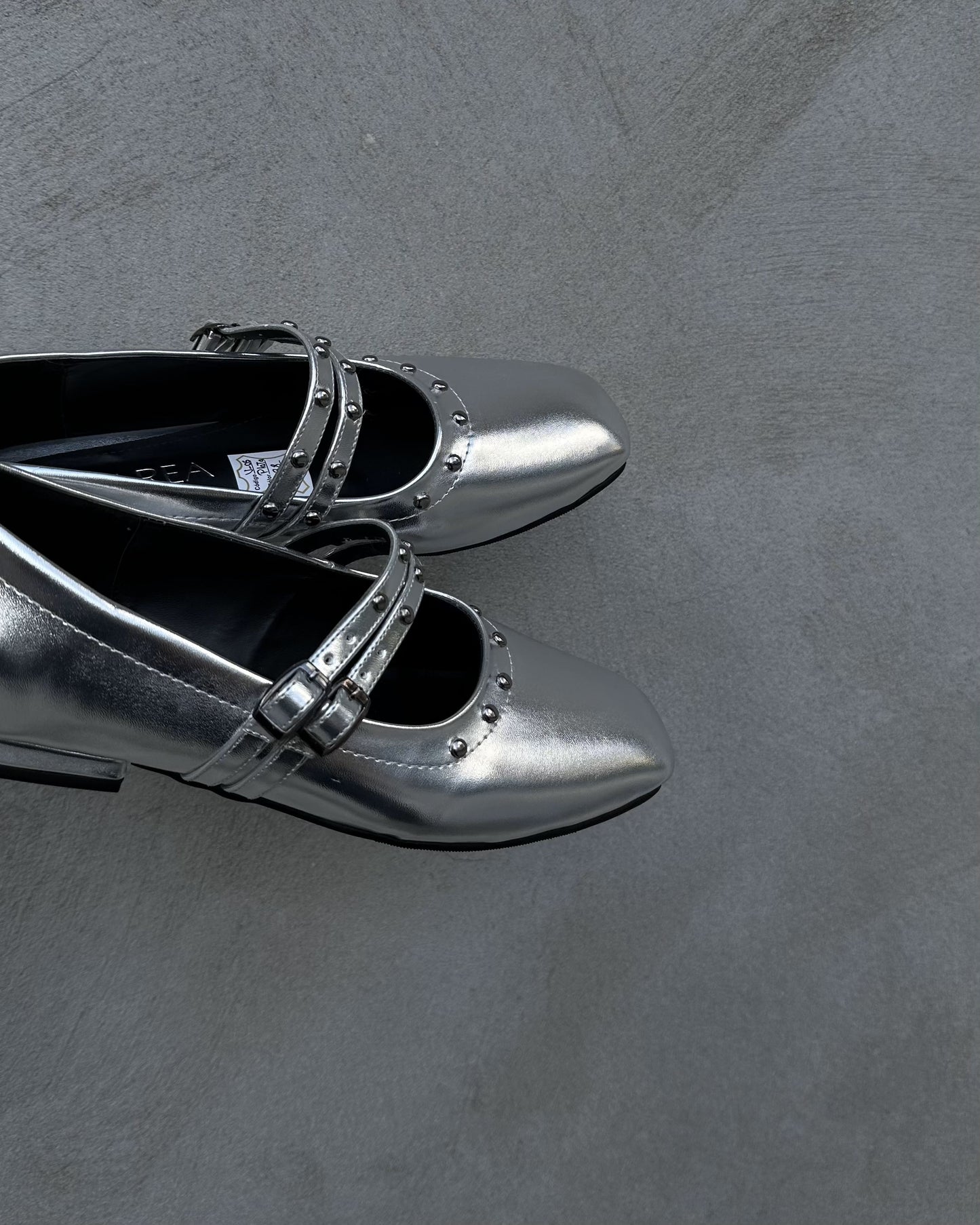 Ballerinas Cleo Metalic Silver