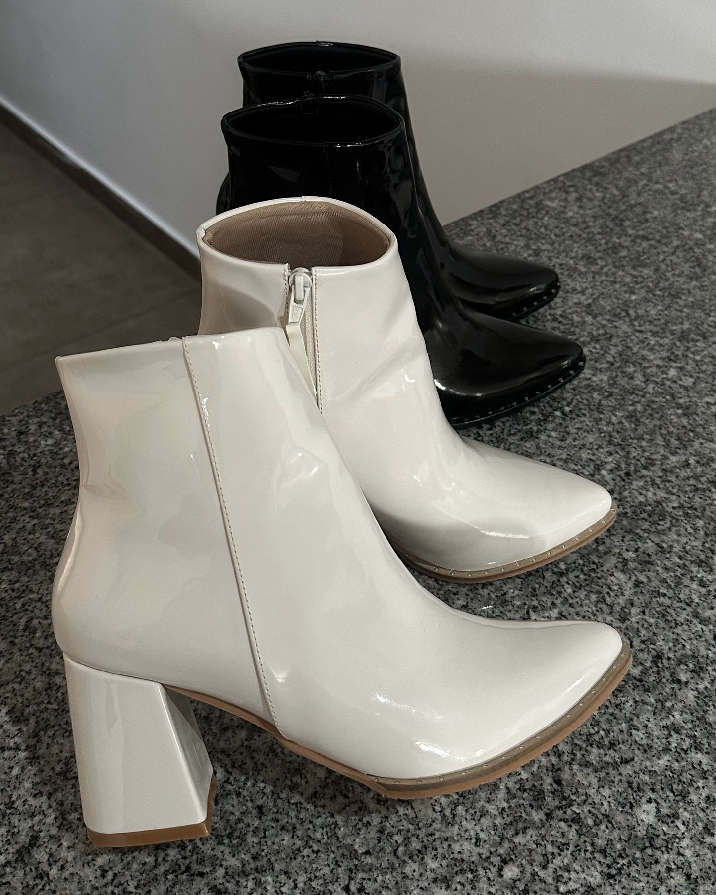 Botas Leah Bone White